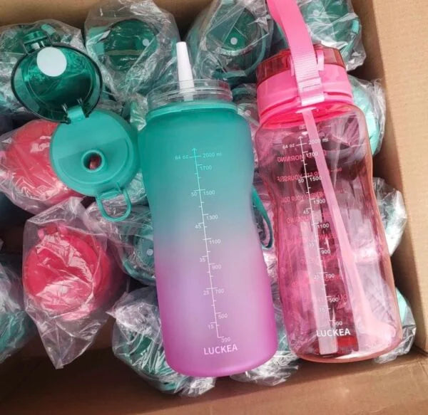 64 oz Motivational Water Bottle Bulk Pallets image 0