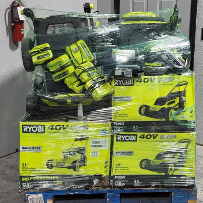 New Ryobi Lawn Mowers Pallet – 8 Units image 2