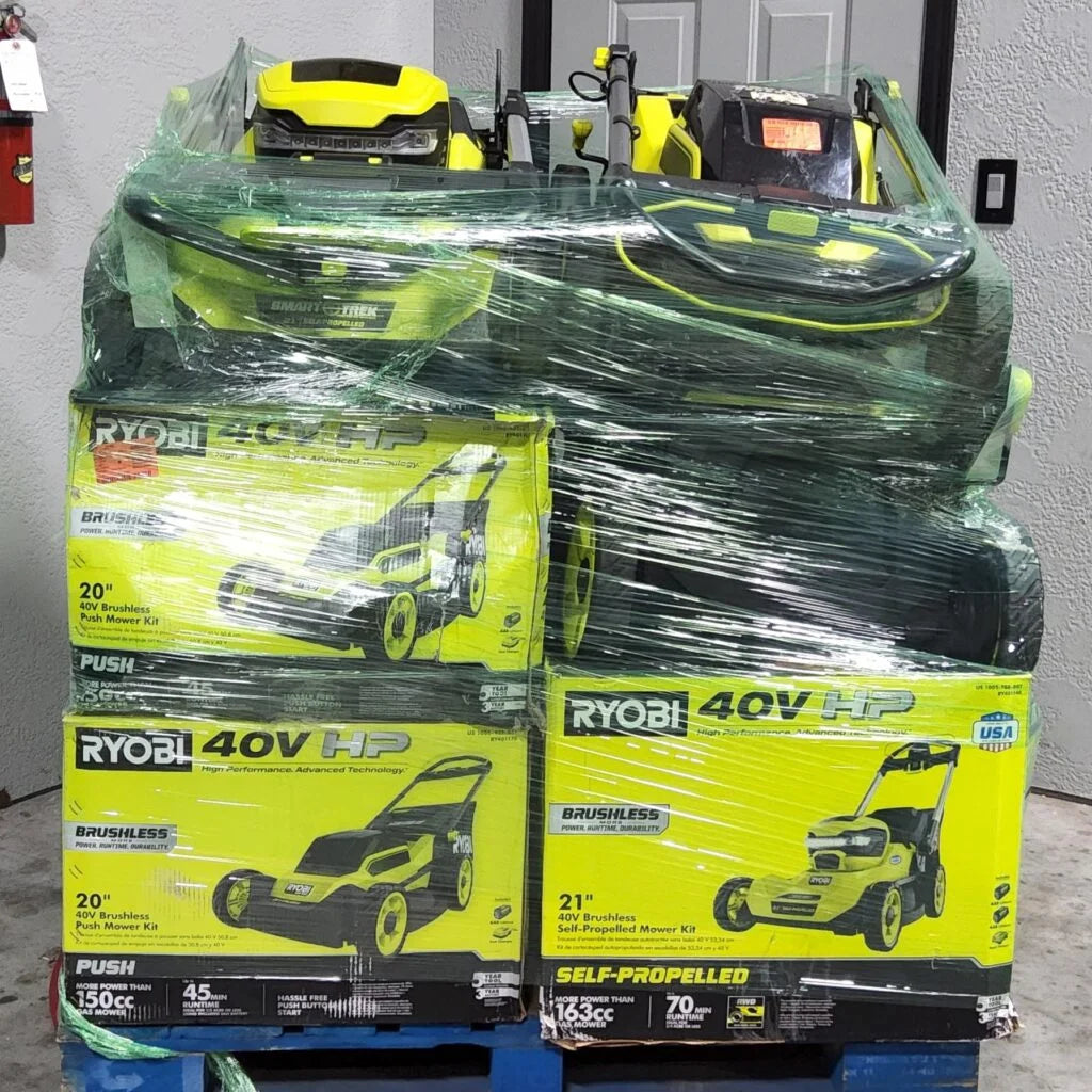 New Ryobi Lawn Mowers Pallet – 8 Units image 0
