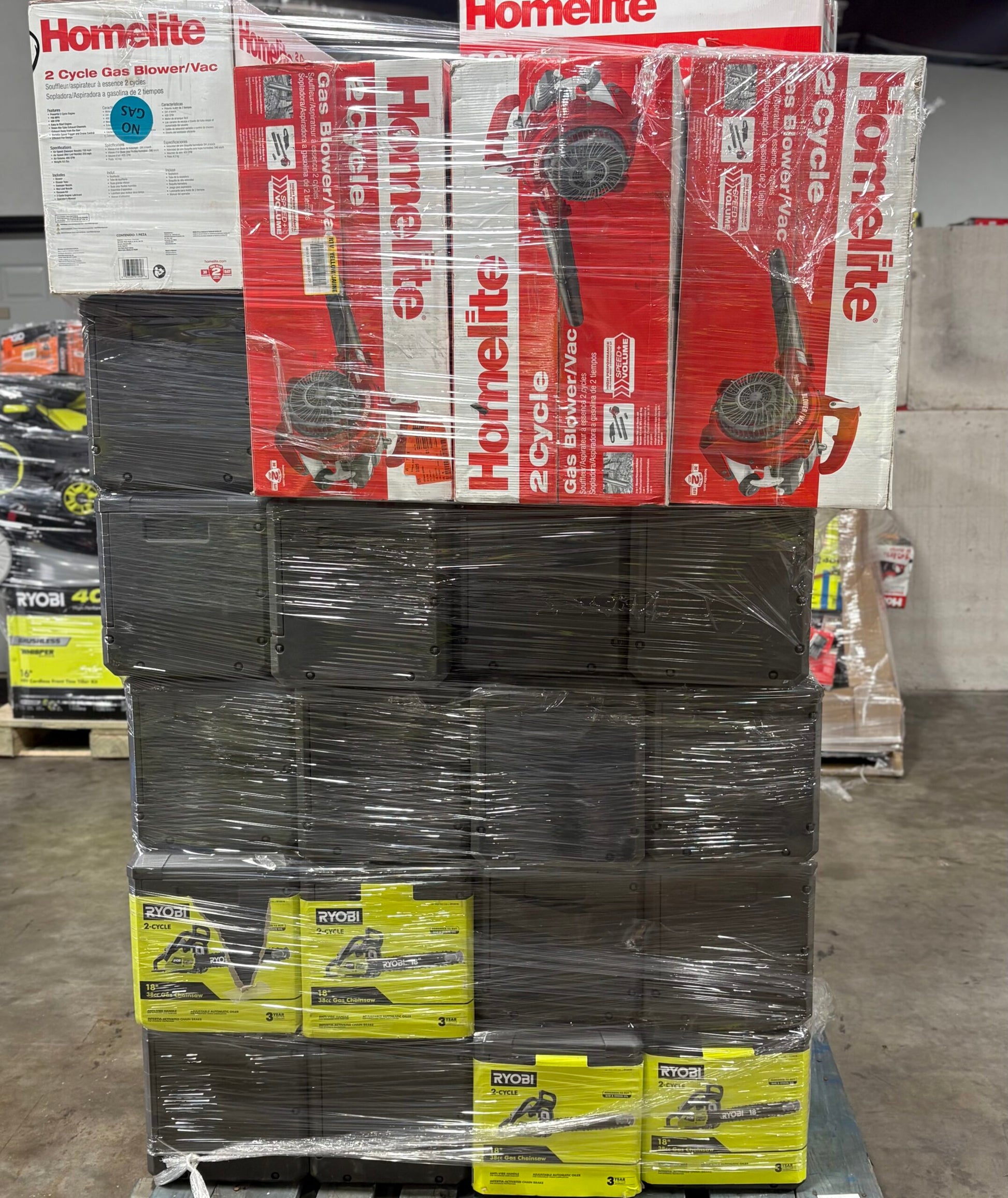 Gas Chainsaw and Blower Pallet image 1