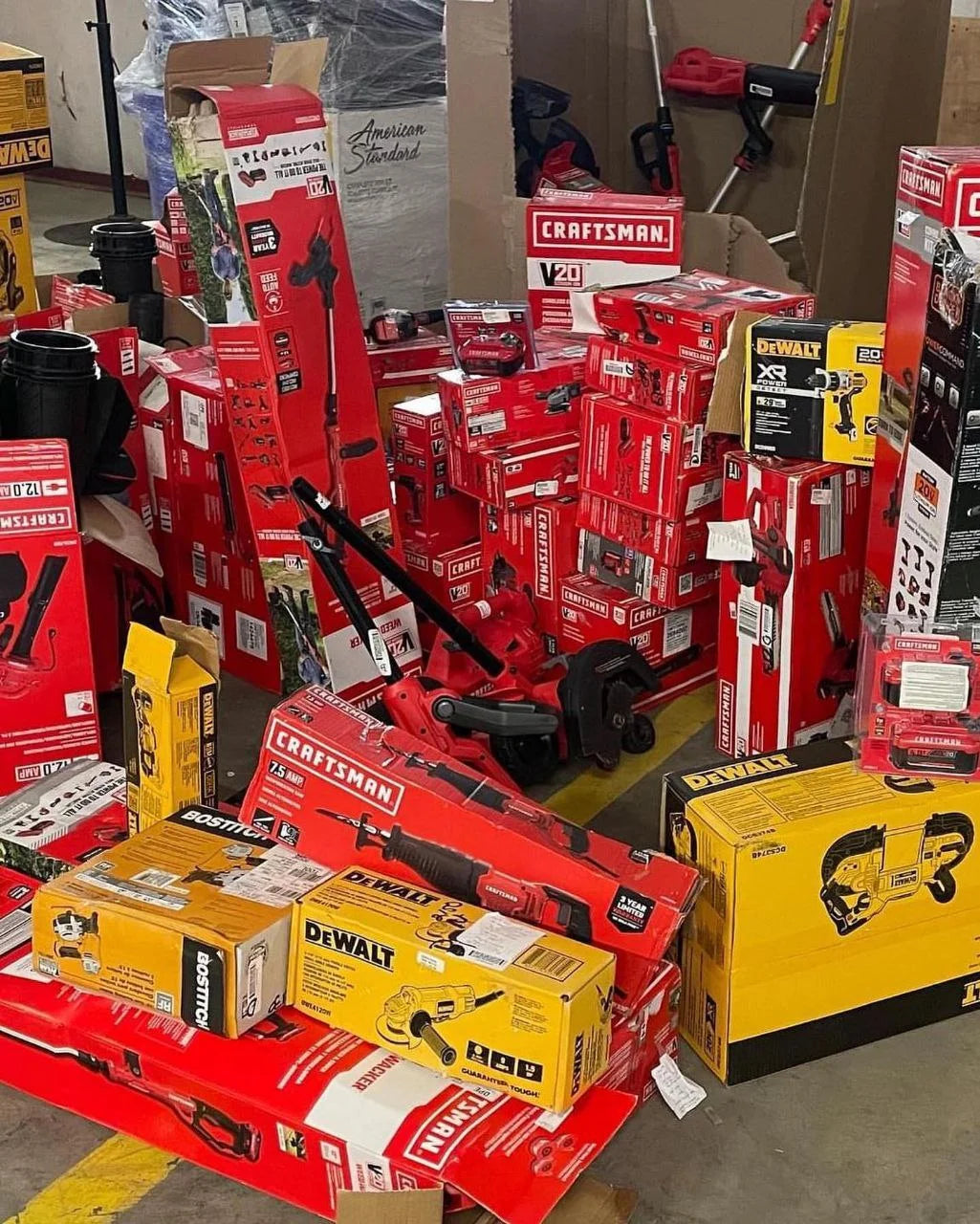 Milwaukee & Dewalt tool pallets image 0