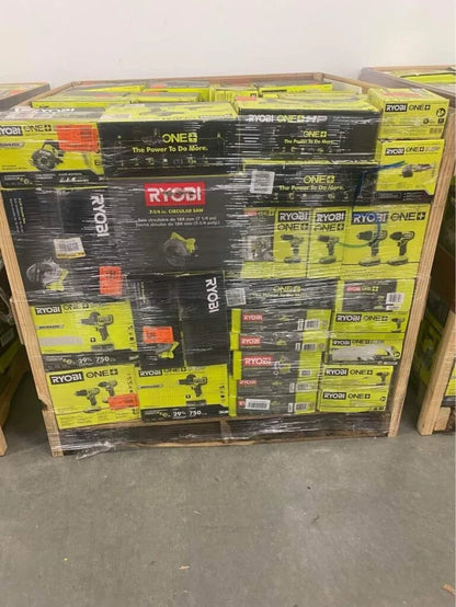 Ryobi Mixed Tool Pallet – 100 Pieces Assortment image 1